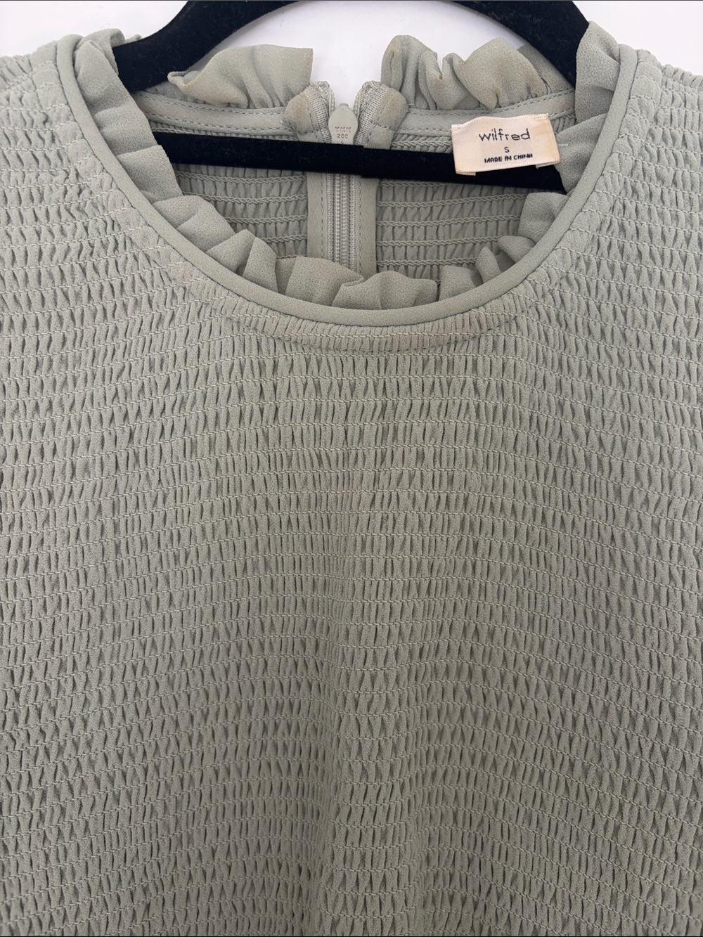 Wilfred Tempest Blouse in Sage Green - Picture 2 of 3